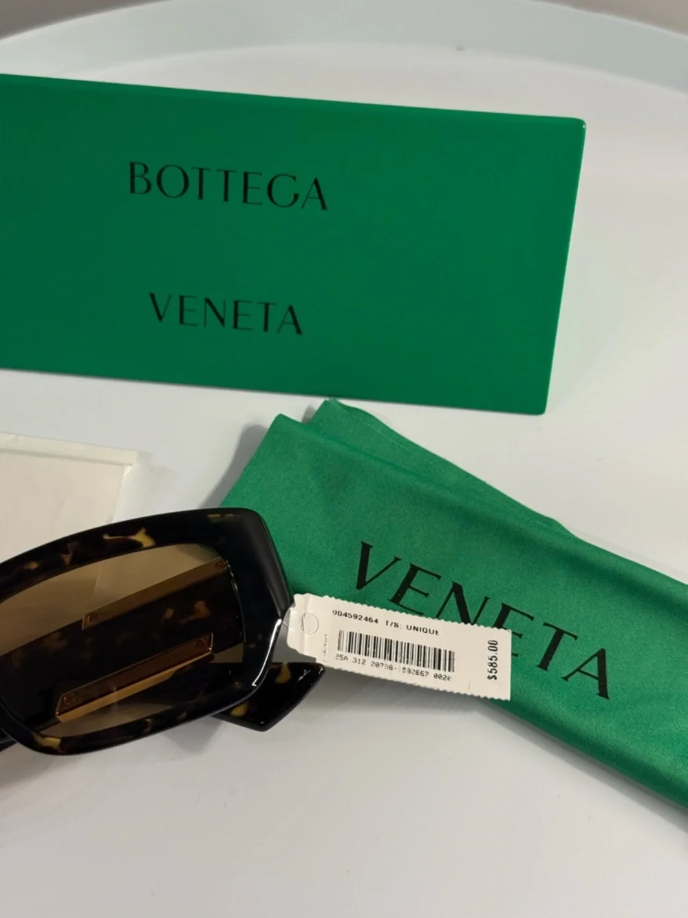 Bottega Veneta Rectangular Women’s Sunglasses (Brand New, Authentic) - Picture 4 of 6